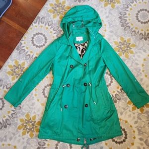Emerald Green Trench Coat